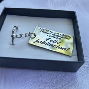 Llavero personalizado ambos lados