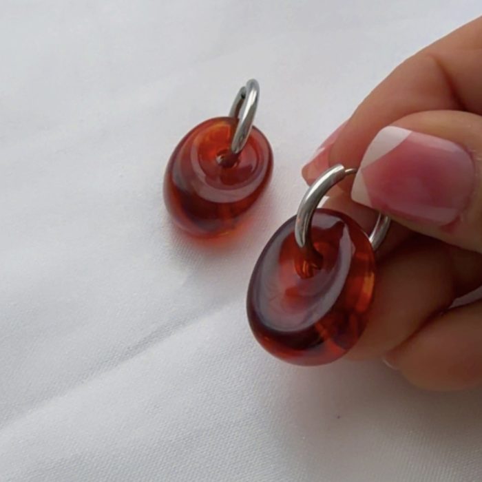 Aros caramelo en acero